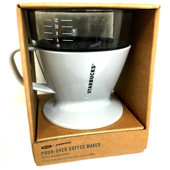STARBUCKS OXO Single Serve Auto-Drip Pour-Over Coffee Maker NWT - Picture 1 of 10